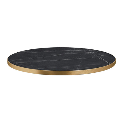 OMEGA LAMINATE TABLE TOP - BLACK MARBLE - Yumen Global Furniture