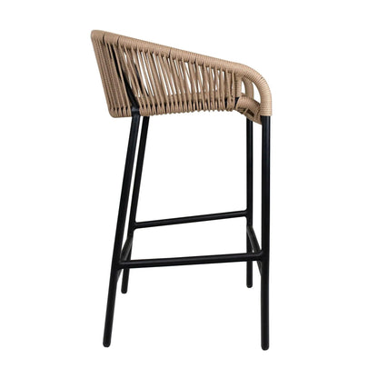 RIO ROPE BAR STOOL - NATURAL - Yumen Furniture