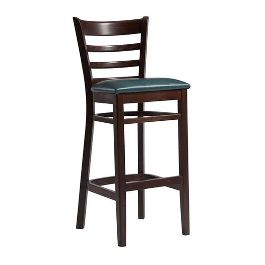 SHELDON BAR STOOL - MEDIUM BROWN - Yumen Global Furniture