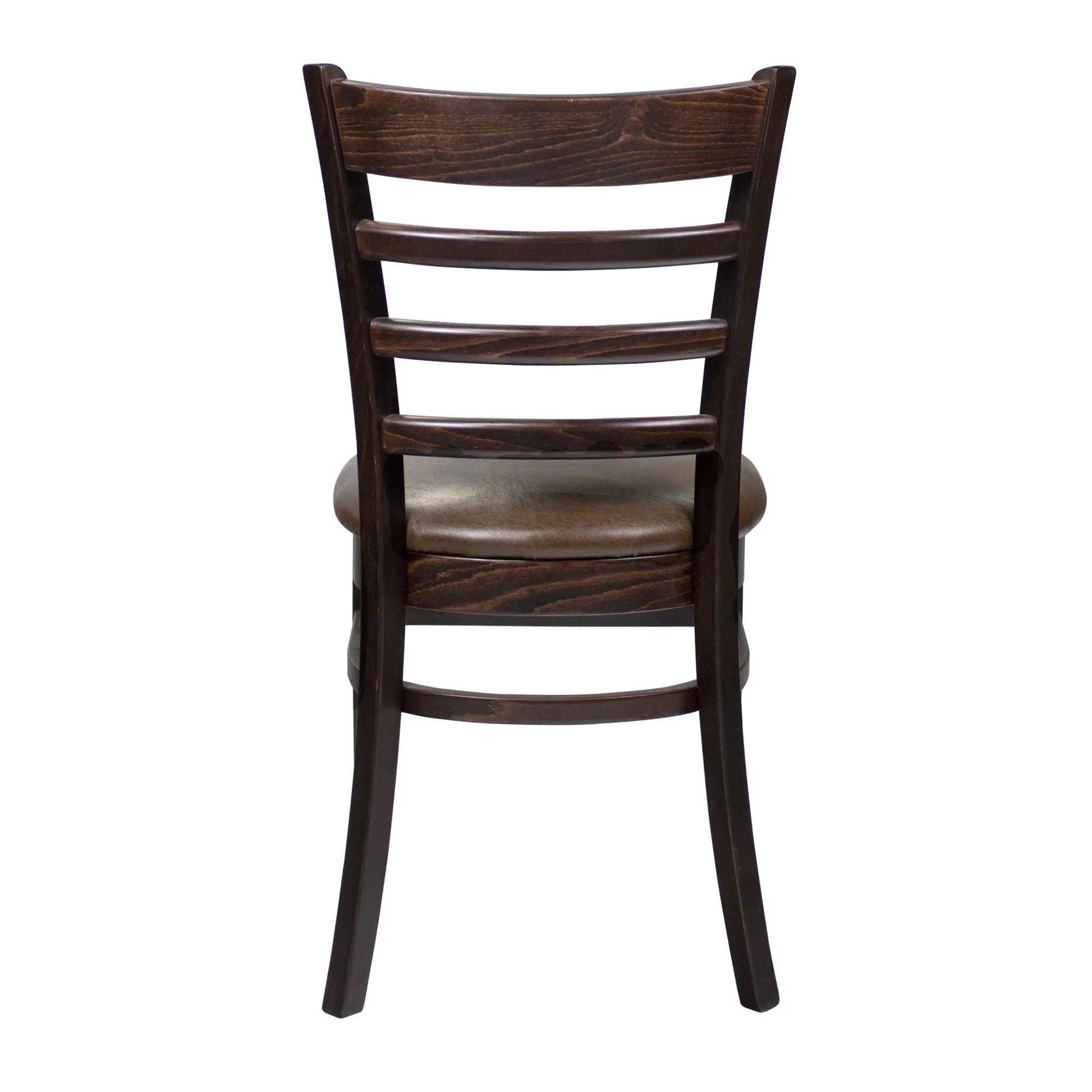 SHELDON SIDE CHAIR - MEDIUM BROWN - Yumen Furniture